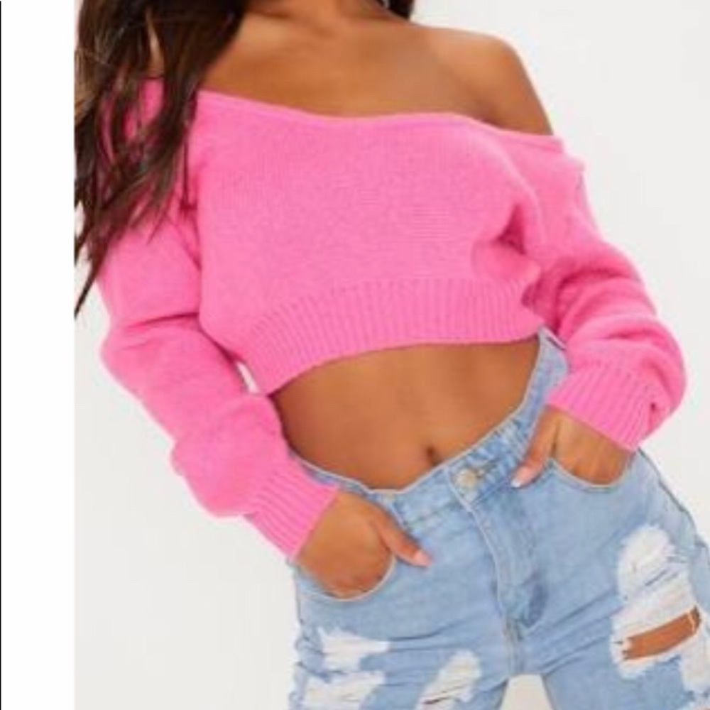 💕Sweater crop top 💕